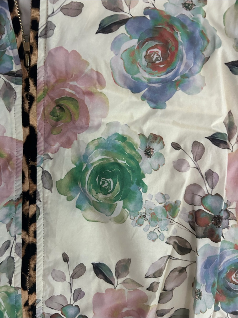 Floral Puff Sleeve Cotton Midi Dress Romantic Cottagecore Garden Party Medium - Picture 4 of 7